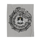 Elite Serpent Plush Blanket Grey