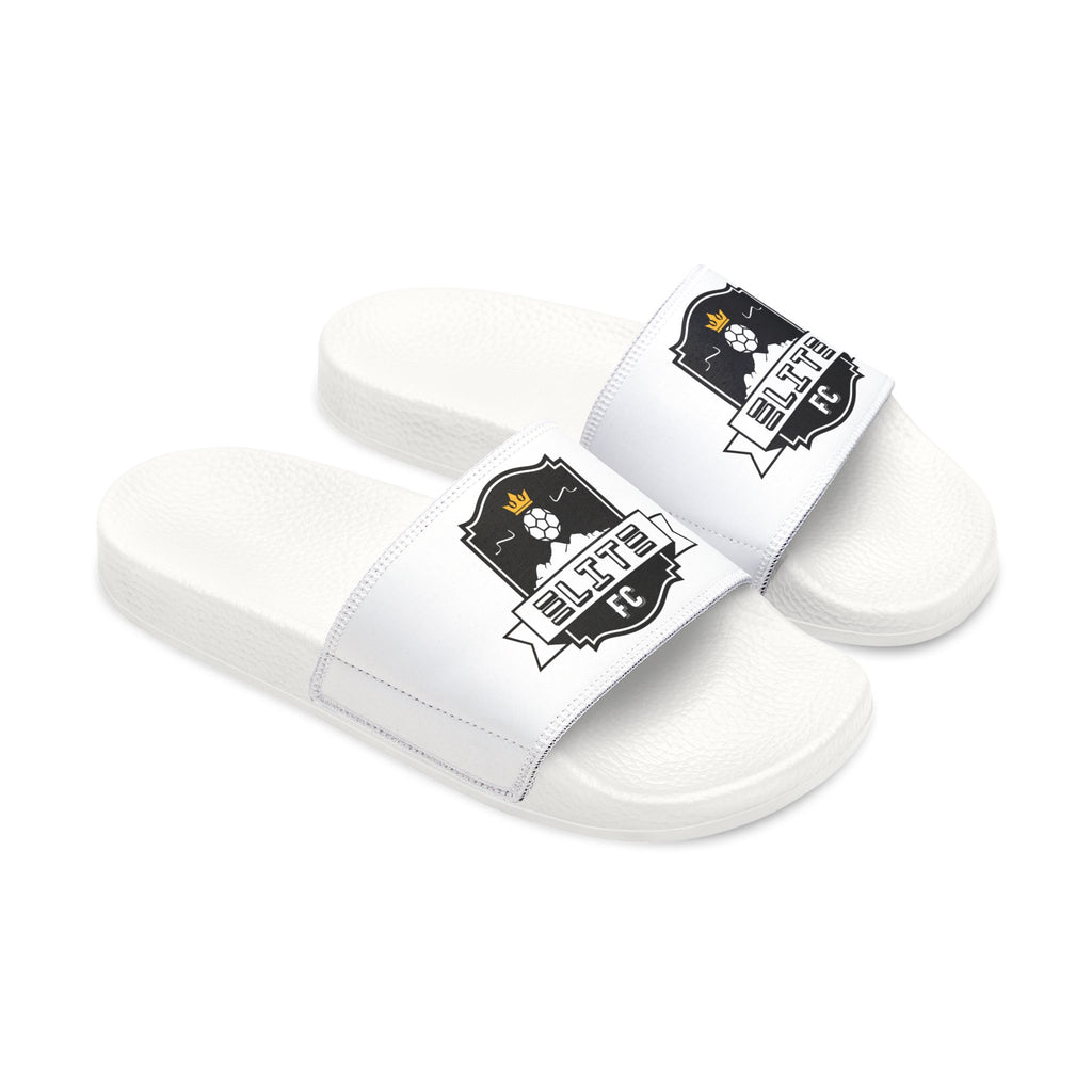 Elite FC Youth Slides (White Straps)