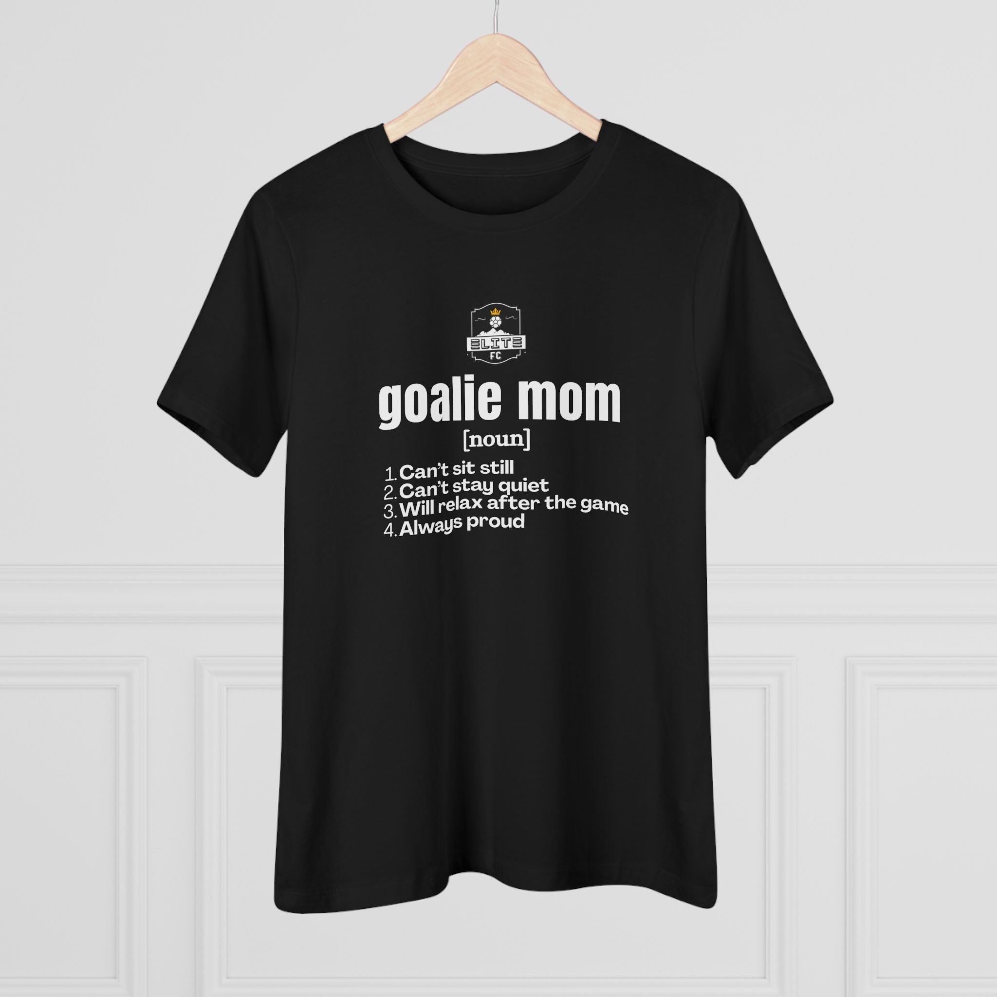 Goalie Mom Cotton Tee