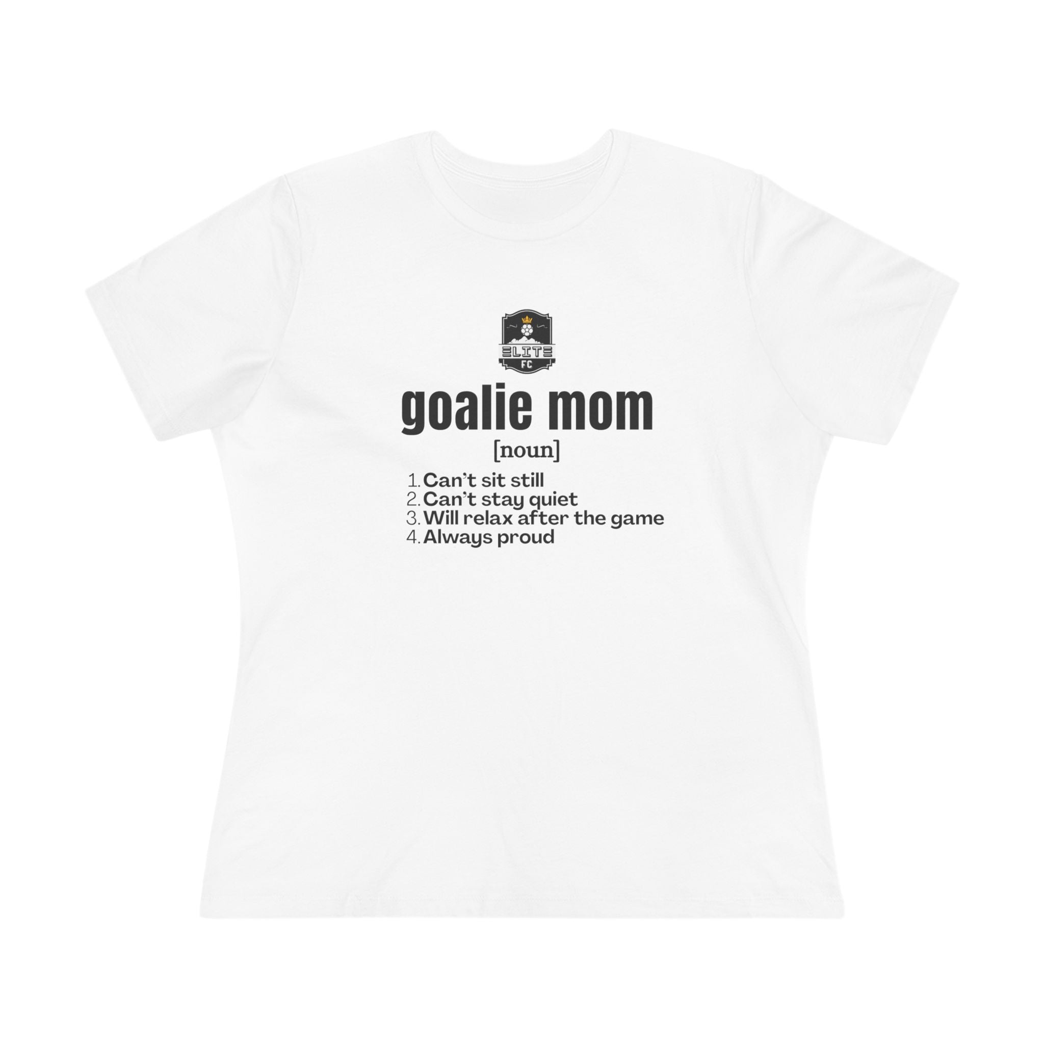 Goalie Mom Cotton Tee
