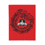 Elite Serpent Plush Blanket Red