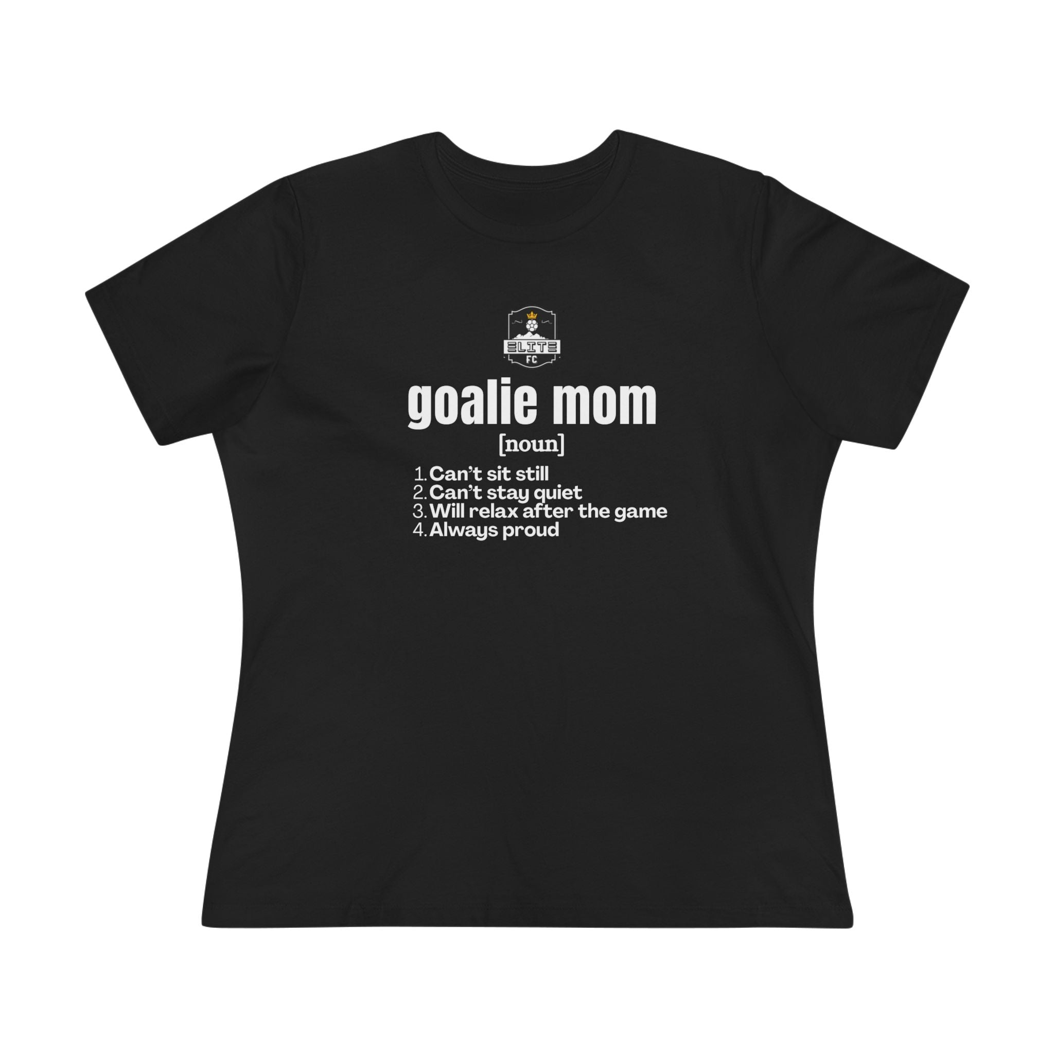 Goalie Mom Cotton Tee