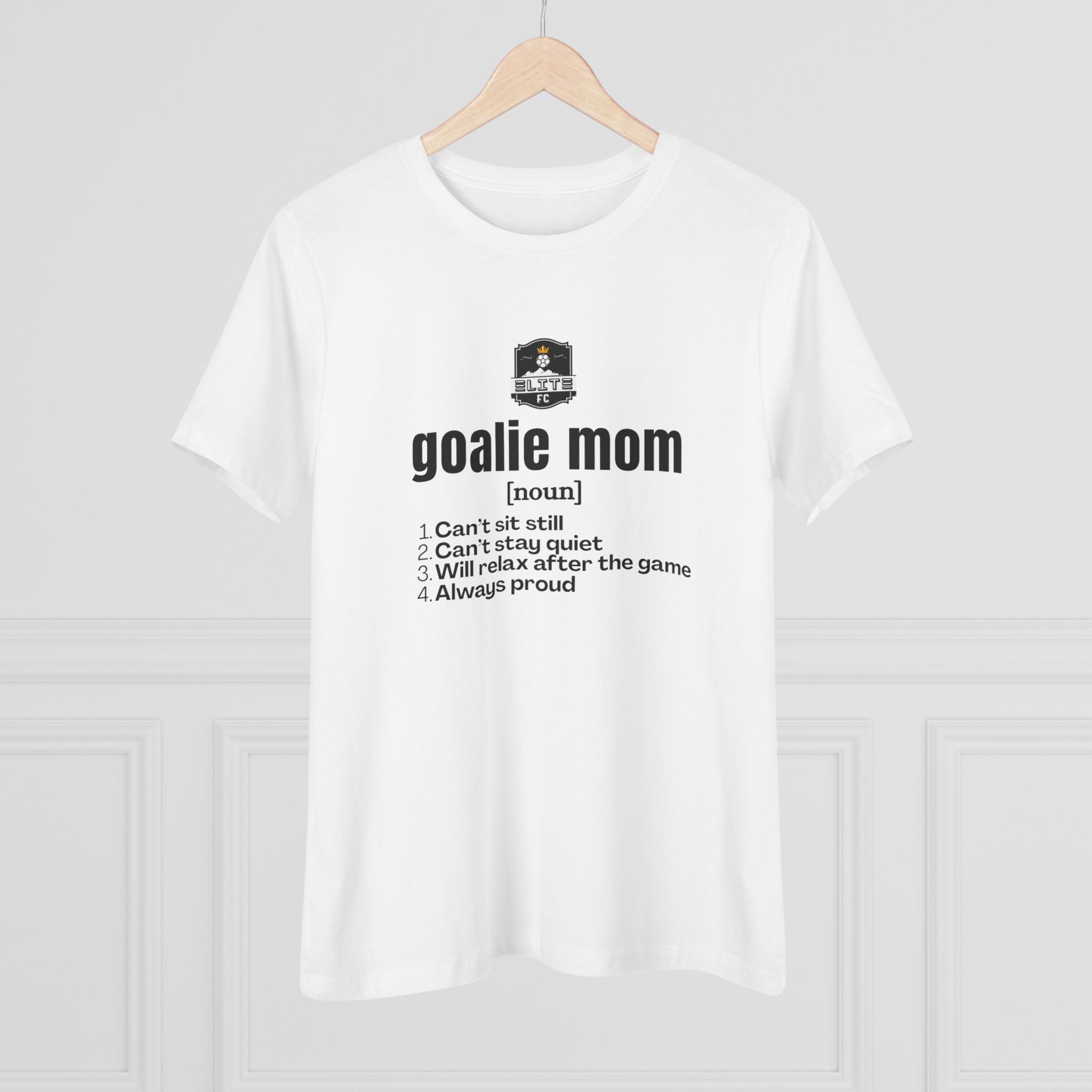 Goalie Mom Cotton Tee