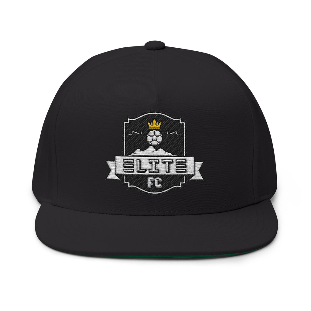 Elite FC Embroidered Flat Bill Cap