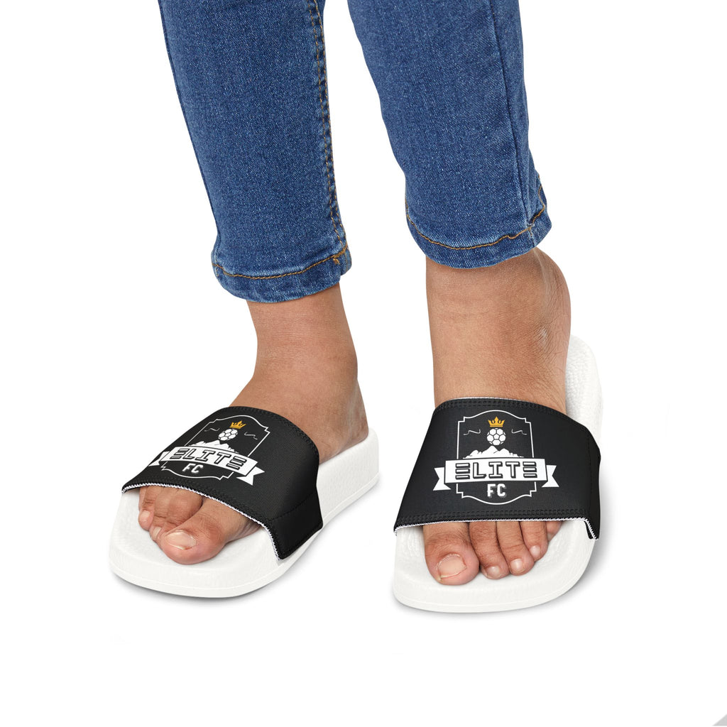 Elite FC Youth Slides (Black Straps)