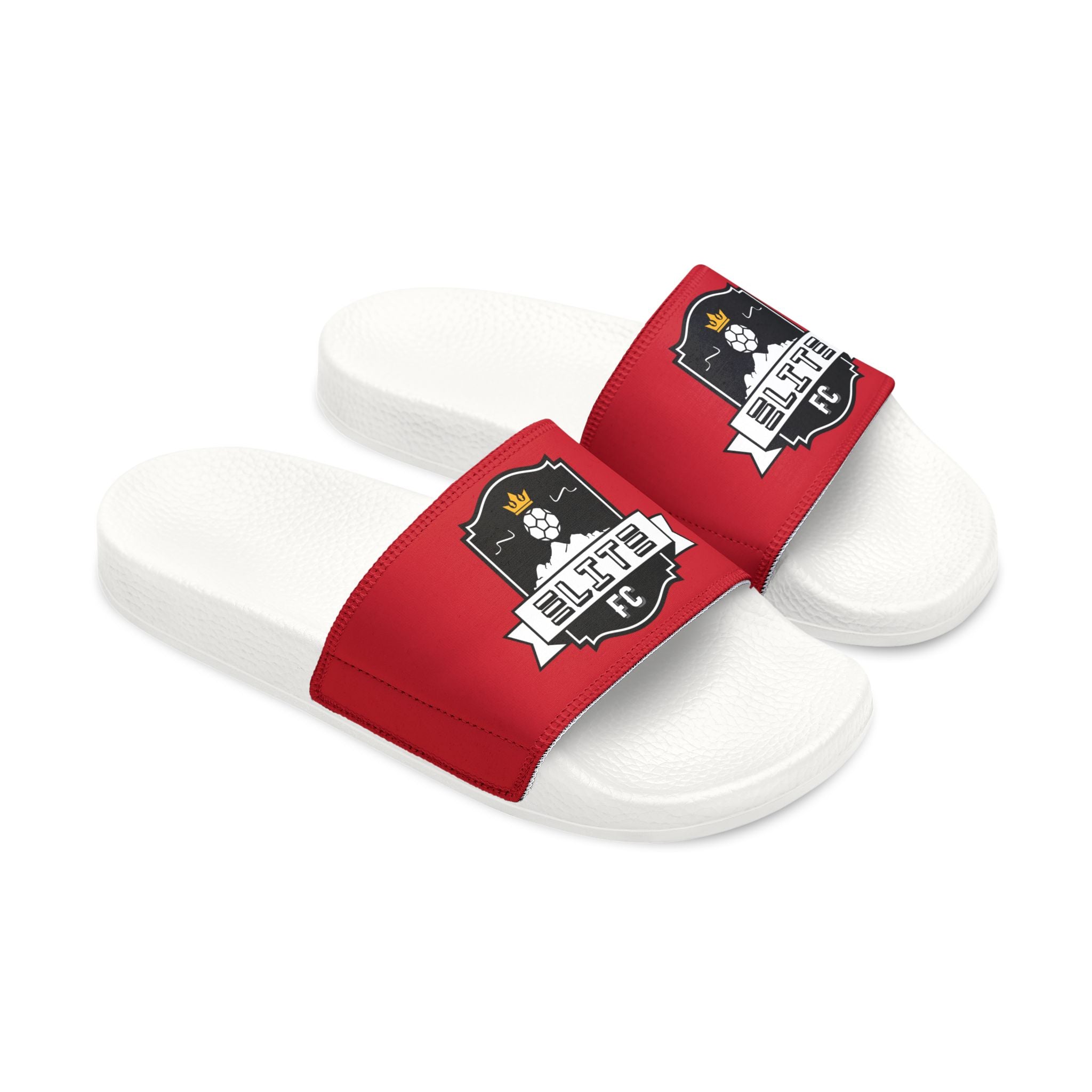Elite FC Youth Slides (Red Straps)