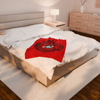 Elite Serpent Plush Blanket Red