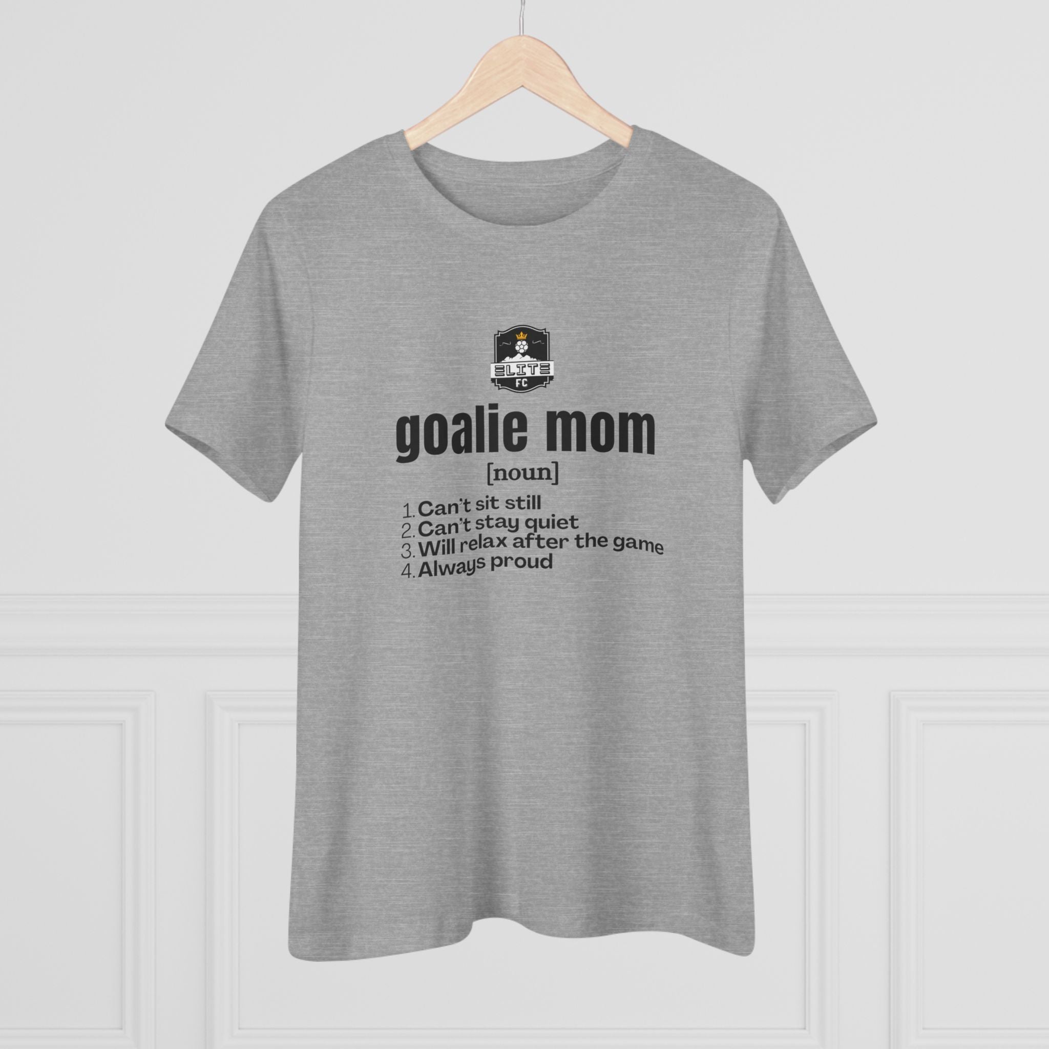 Goalie Mom Cotton Tee