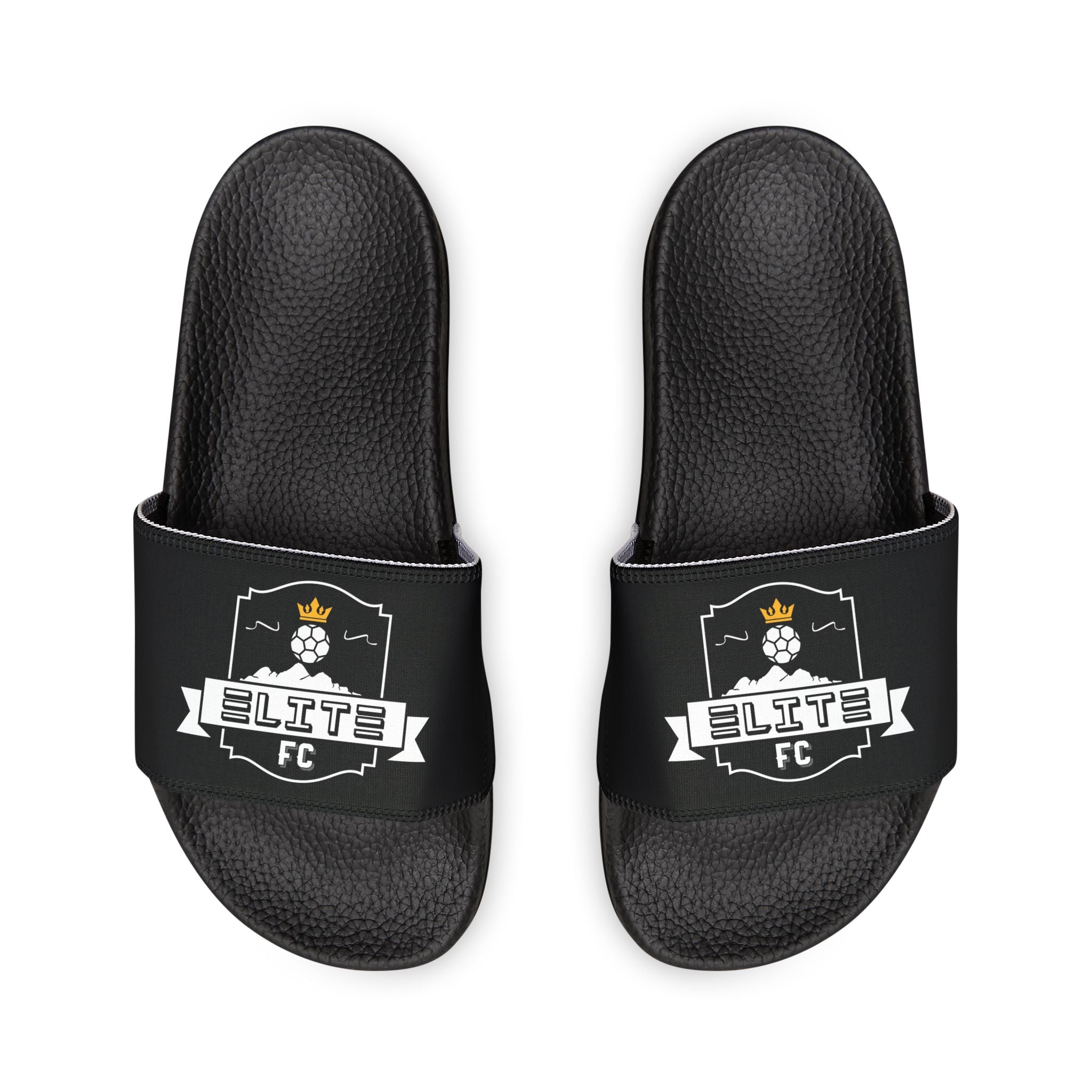 Elite FC Youth Slides (Black Straps)