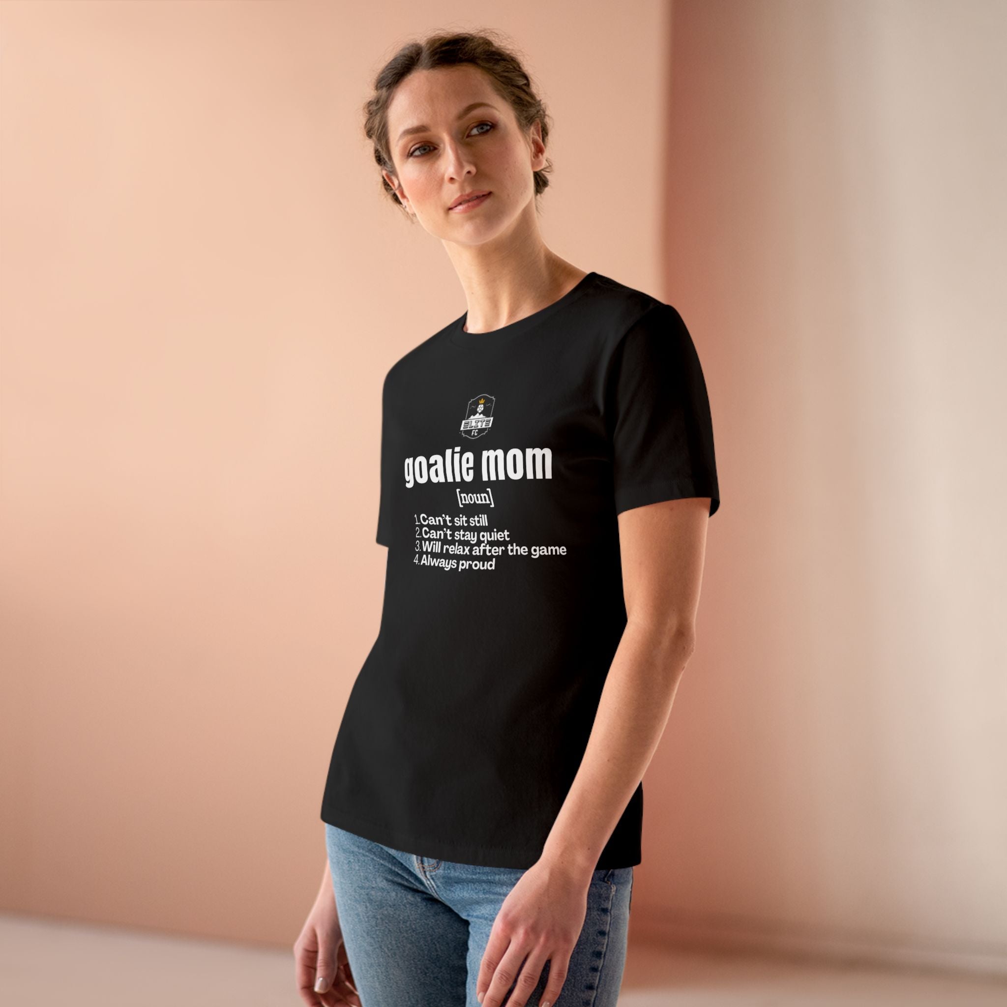 Goalie Mom Cotton Tee
